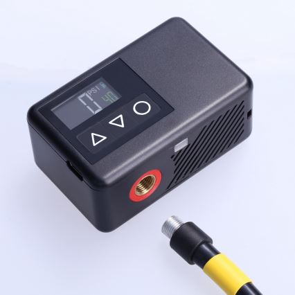 Digitalni žepni kompresor 500 mAh 5 V črn