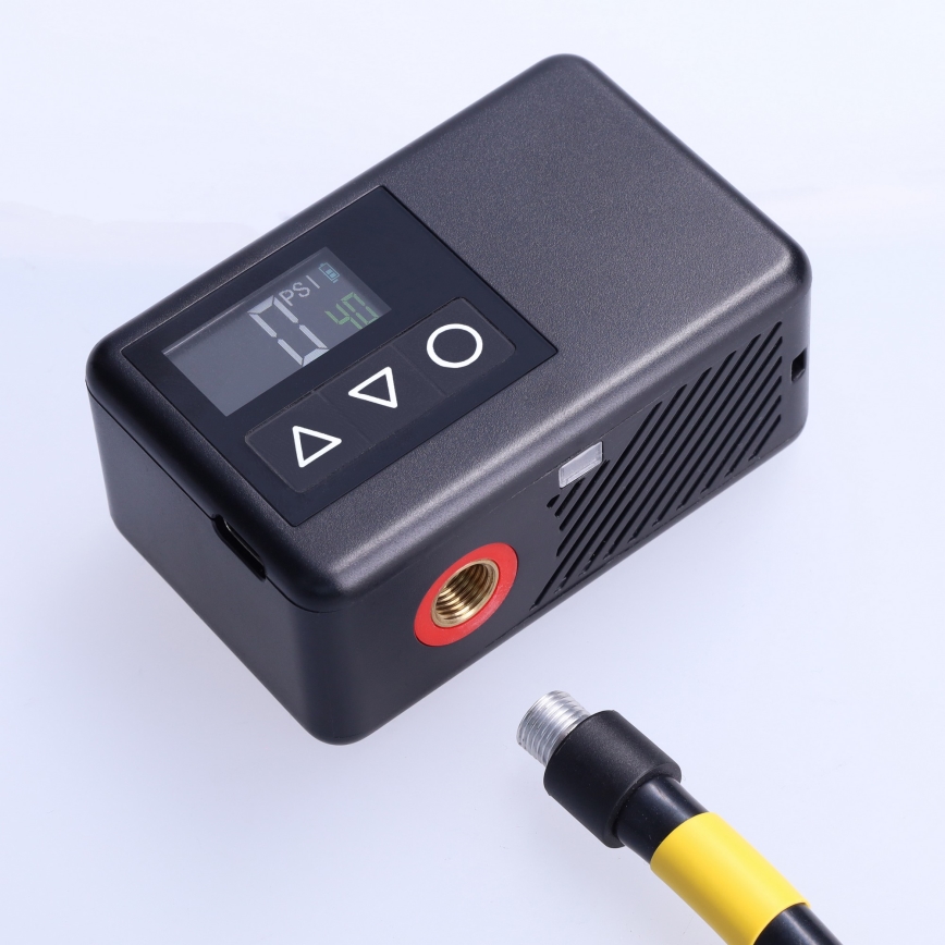 Digitalni žepni kompresor 500 mAh 5 V črn