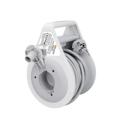 Podaljšni kabel na kolutu, 3 vtičnice, 10 m