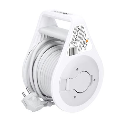 Podaljševalni kabel s kolutom, 3 vtičnice, 10 m