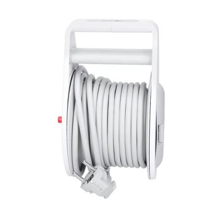 Podaljševalni kabel na kolutu, 2 vtičnika + USB-A in USB-C, 10 m