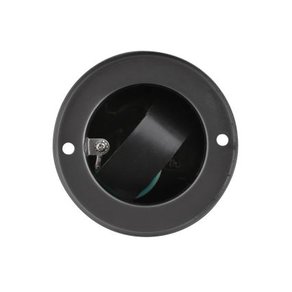 Zunanji stebriček z vtičnicami 2Z 230V IP44 črna kvadratna