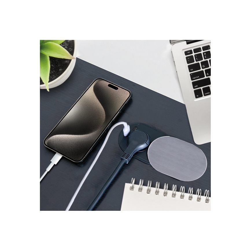 Vgradni vtičnica 1Z + USB A+C