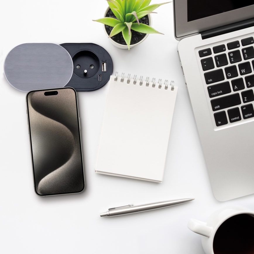 Vgradni vtičnica 1Z + USB A+C