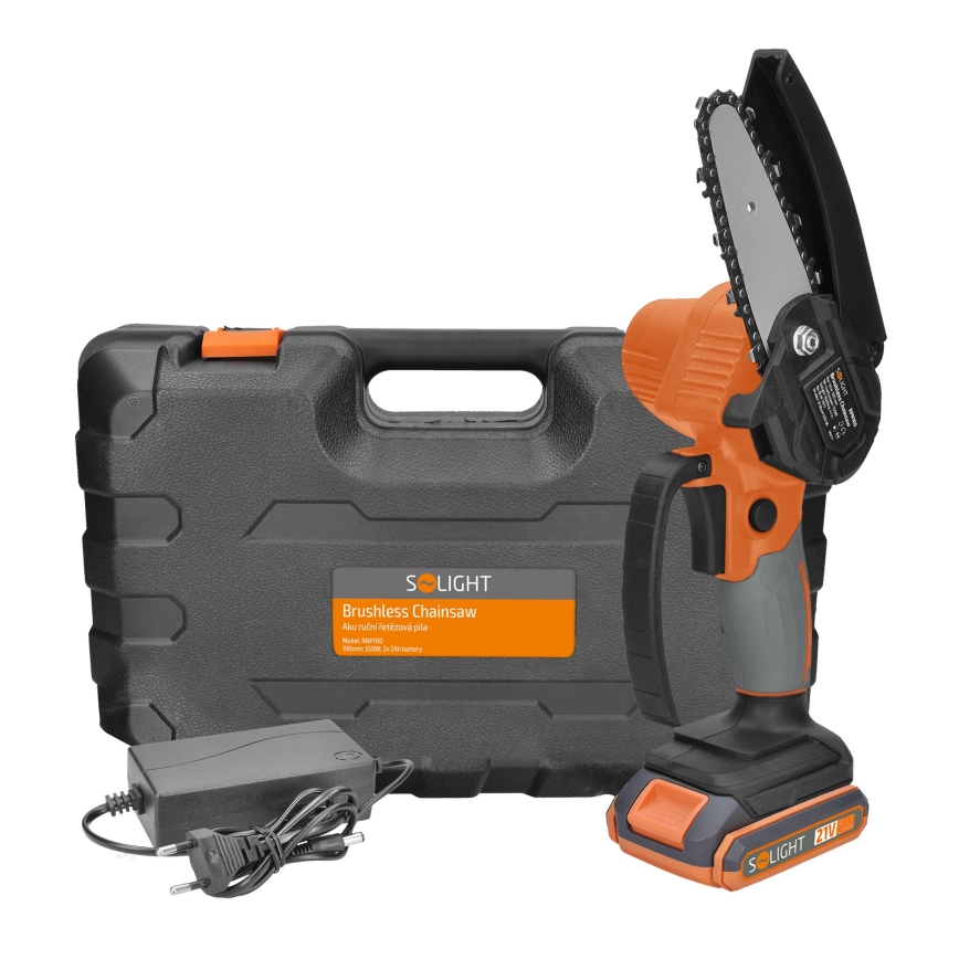 Hand-held cordless chainsaw 2000 mAh 21V