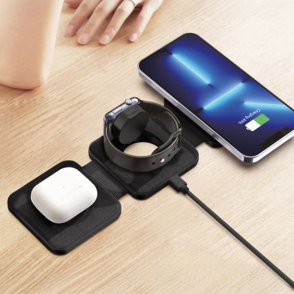 Brezžični polnilec 3 v 1, 15 W