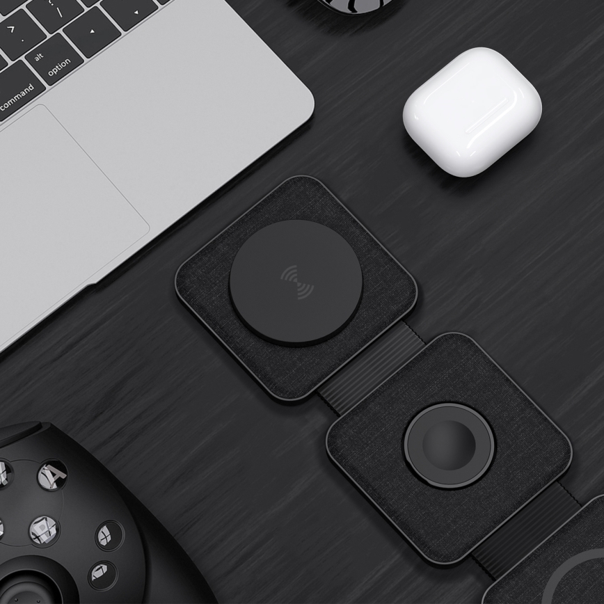 Brezžični polnilec 3 v 1, 15 W