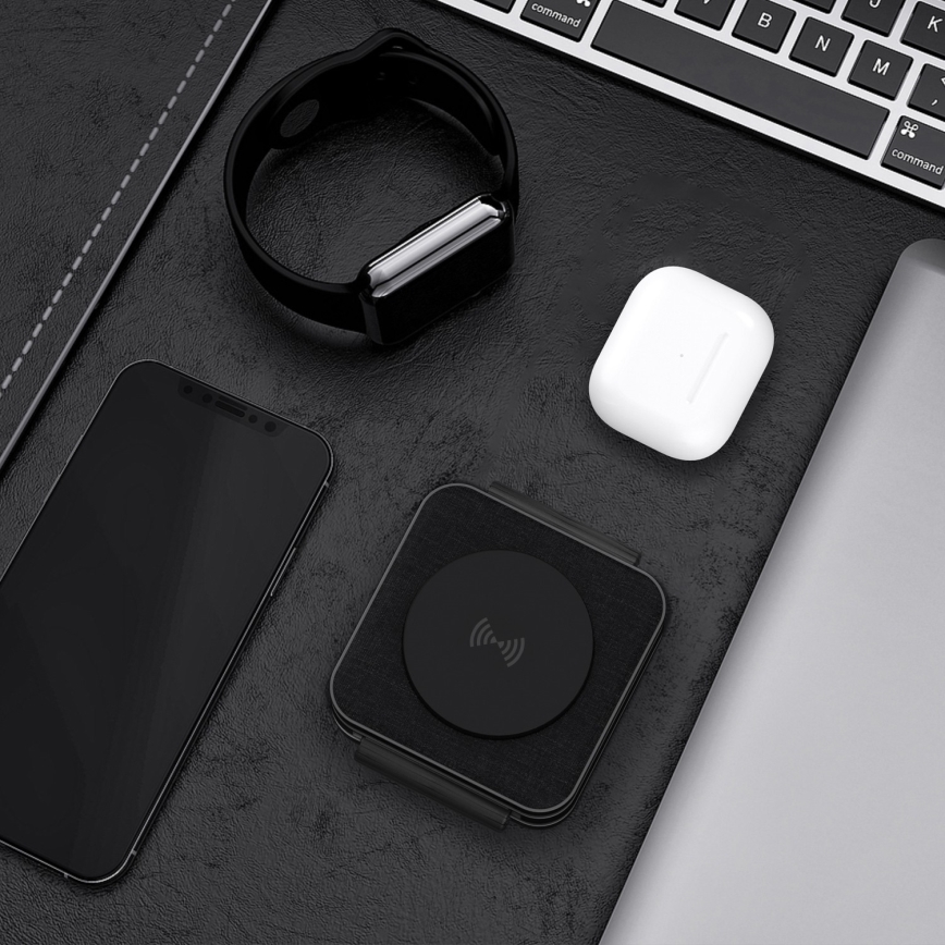 Brezžični polnilec 3 v 1, 15 W