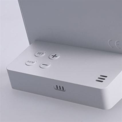 Digitalni termometer 5V/2xAAA + 2xAAA bela