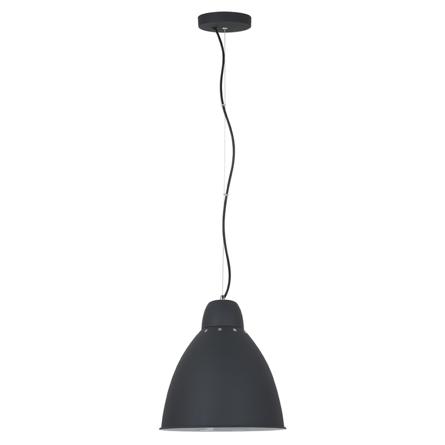 LED Lestenec 1xE27/8W/230V črn 29,5cm