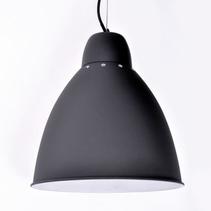 LED Lestenec 1xE27/8W/230V črn 29,5cm