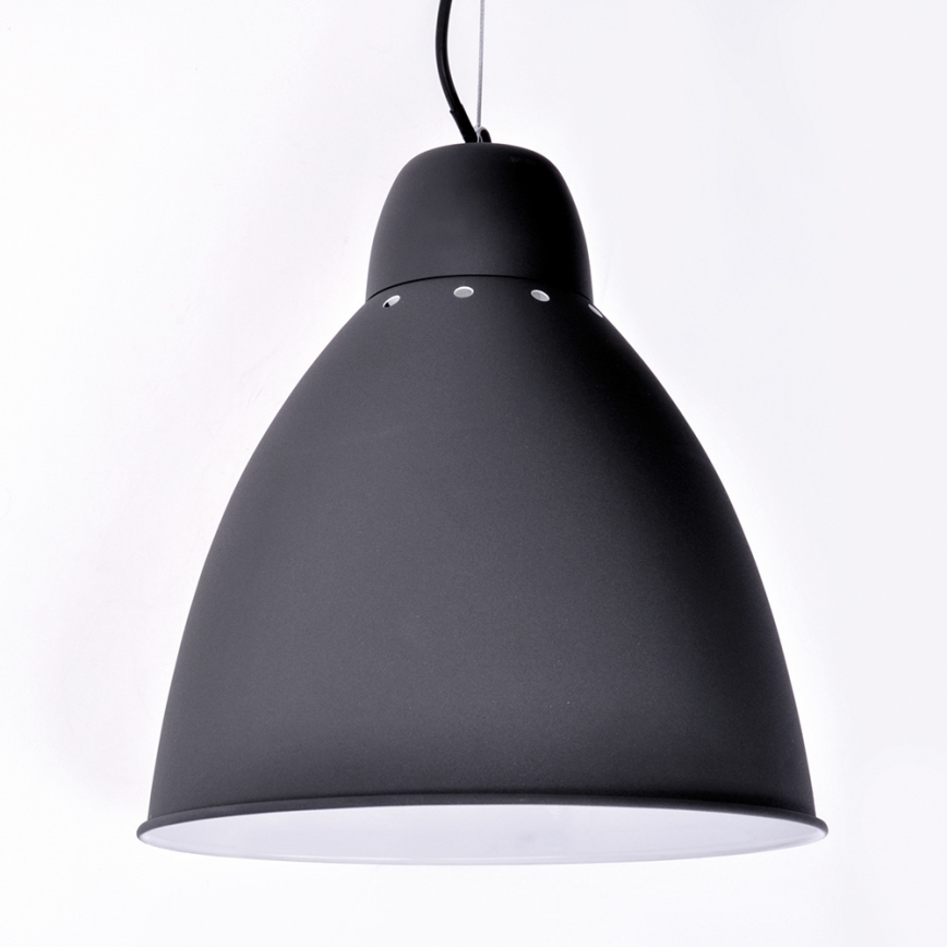 LED Lestenec 1xE27/8W/230V črn 29,5cm