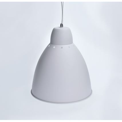 LED Lestenec 1xE27/8W/230V bel 29,5cm