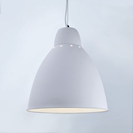LED Lestenec 1xE27/8W/230V bel 29,5cm