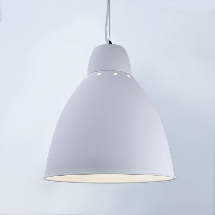 LED Lestenec 1xE27/8W/230V bel 29,5cm