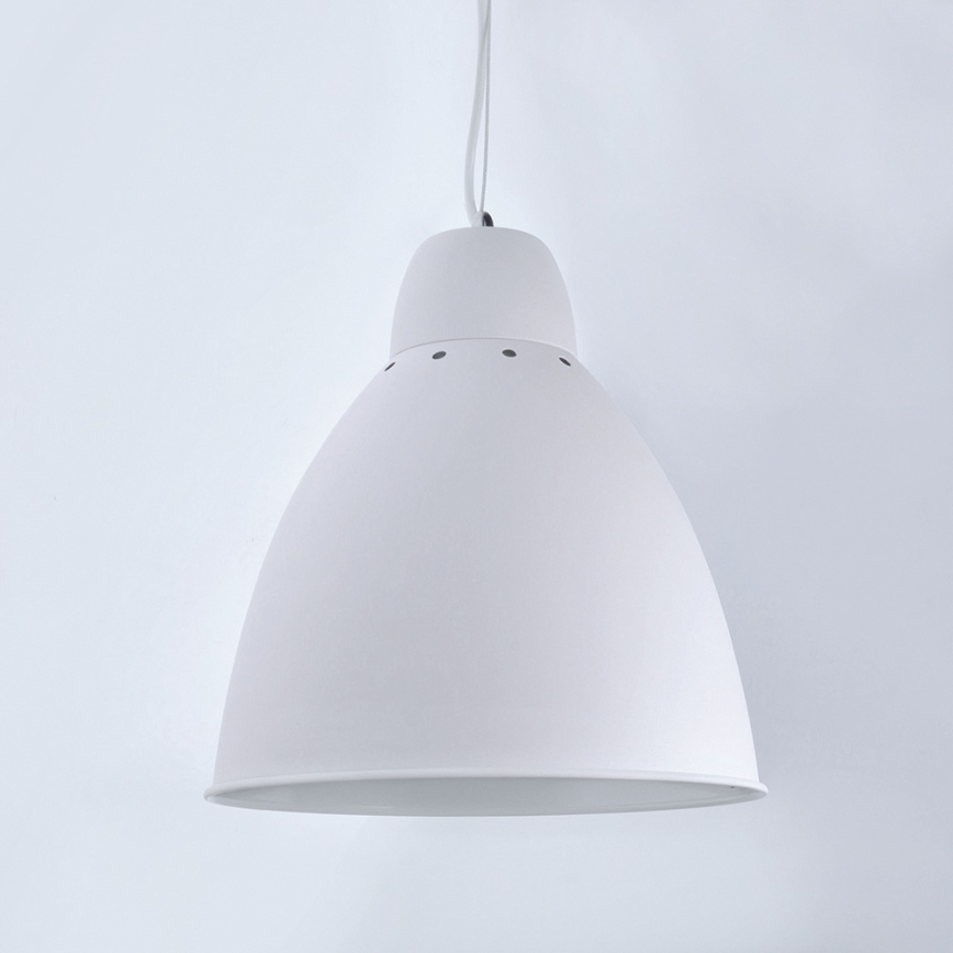 LED Lestenec 1xE27/8W/230V bel 29,5cm