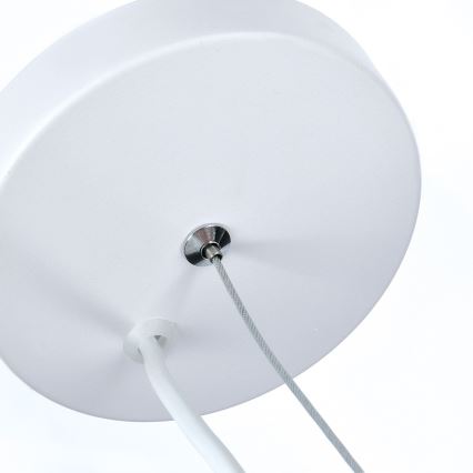 LED Lestenec 1xE27/8W/230V bel 29,5cm