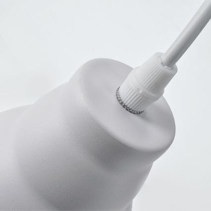 LED Lestenec 1xE27/8W/230V bel 13,5cm