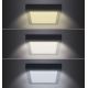 LED Stropna svetilka LED/12W/230V 3000/4000/6000K črna kotna