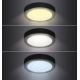 LED Stropna svetilka LED/18W/230V 3000/4000/6000K črna okrogla