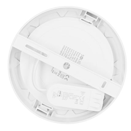 LED površinski/vgradni panel 2 v 1 LED/12W/230V 3000/4000/6000K Ø17cm IP54 bela