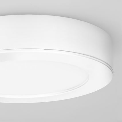 LED površinski/vgradni panel 2 v 1 LED/12W/230V 3000/4000/6000K Ø17cm IP54 bela