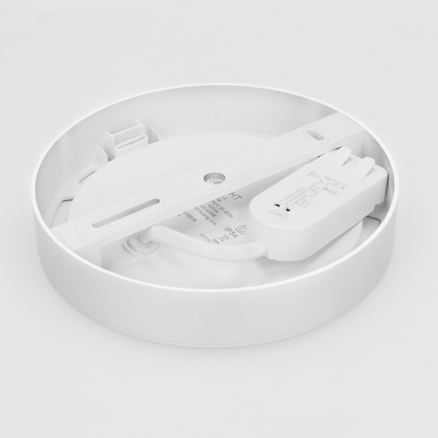 LED površinski/vgradni panel 2 v 1 LED/12W/230V 3000/4000/6000K Ø17cm IP54 bela