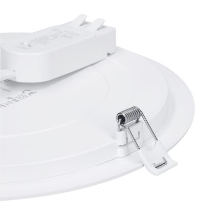 LED površinski/vgradni panel 2 v 1 LED/12W/230V 3000/4000/6000K Ø17cm IP54 bela