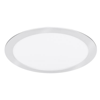 LED panel 2 v 1 za površinsko ali vgradno montažo 18W/230V 3000/4000/6000K premer 22,5 cm IP54 srebrna