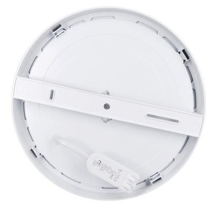 LED površinski/vgradni panel 2 v 1, 24 W/230 V, 3000/4000/6000 K, premer 30 cm, IP54, srebrna