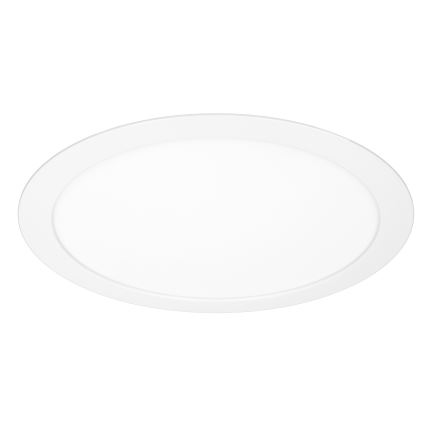 LED površinski/vgradni panel 2v1 24W/230V 3000/4000/6000K premer 30 cm IP54 bela