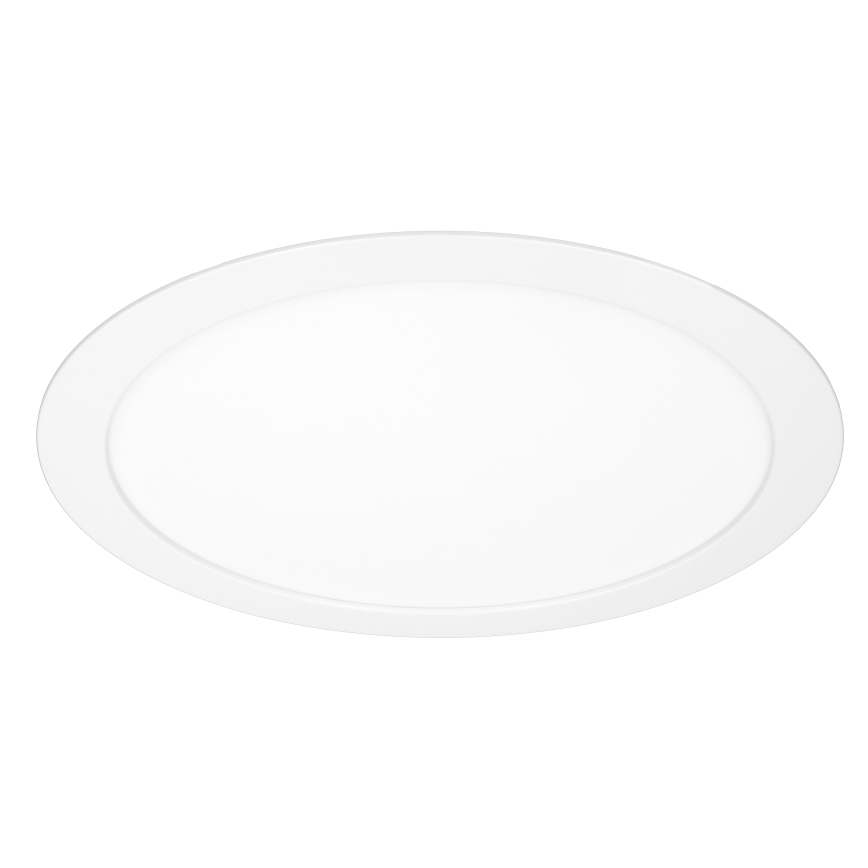 LED površinski/vgradni panel 2v1 24W/230V 3000/4000/6000K premer 30 cm IP54 bela