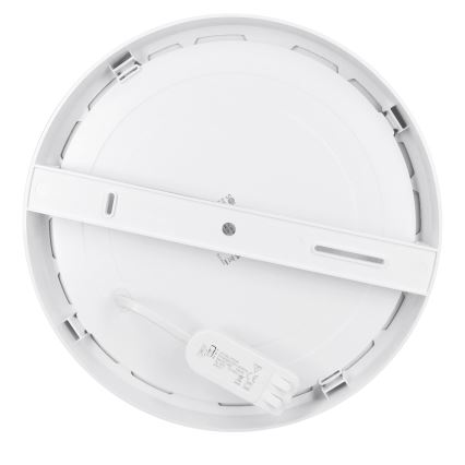 LED površinski/vgradni panel 2v1 24W/230V 3000/4000/6000K premer 30 cm IP54 bela