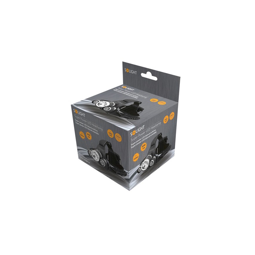 LED naglavna svetilka 3x Cree chip/ 4xAA IP44