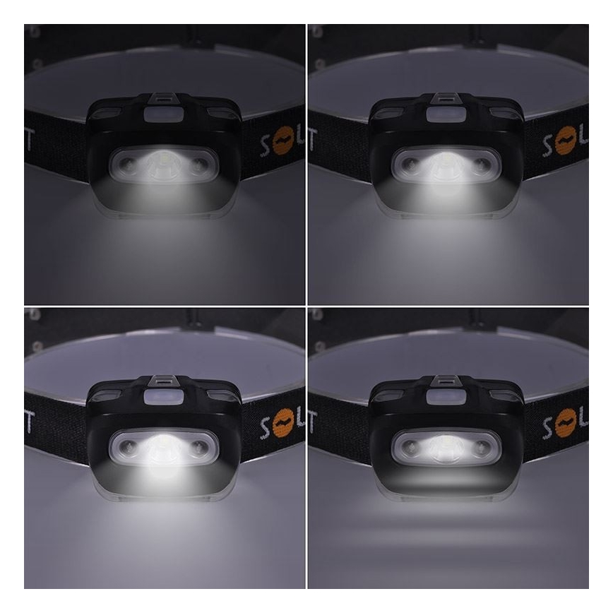 Solight WH27 - LED Naglavna svetilka LED/3W/3xAAA