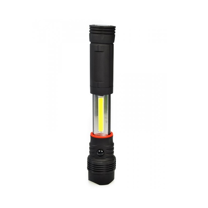 LED Izvlečna baterijska svetilka LED/3W + LED/1W/4xAAA IP44