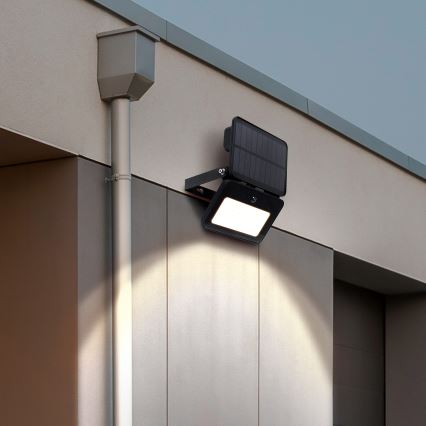 LED Zatemnitveni solarni reflektor s senzorjem gibanja in mraka LED/6W/3,7V 2200 mAh 3000/4000/6500K IP65