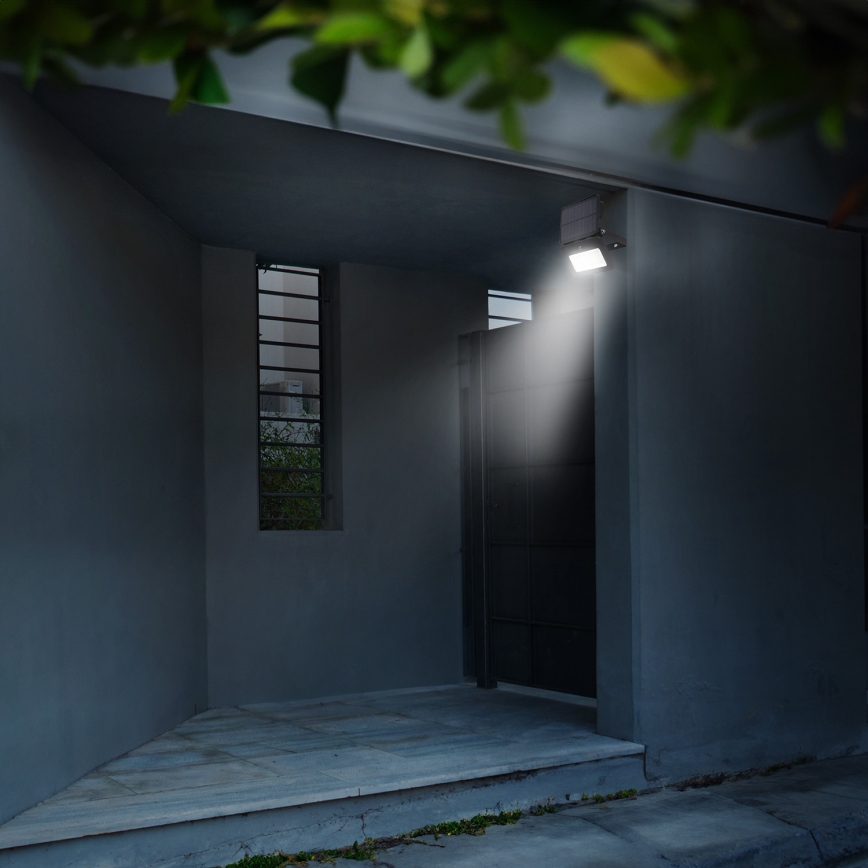 LED Zatemnitveni solarni reflektor s senzorjem gibanja in mraka LED/6W/3,7V 2200 mAh 3000/4000/6500K IP65