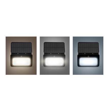 LED Zatemnitveni solarni reflektor s senzorjem gibanja in mraka LED/6W/3,7V 2200 mAh 3000/4000/6500K IP65