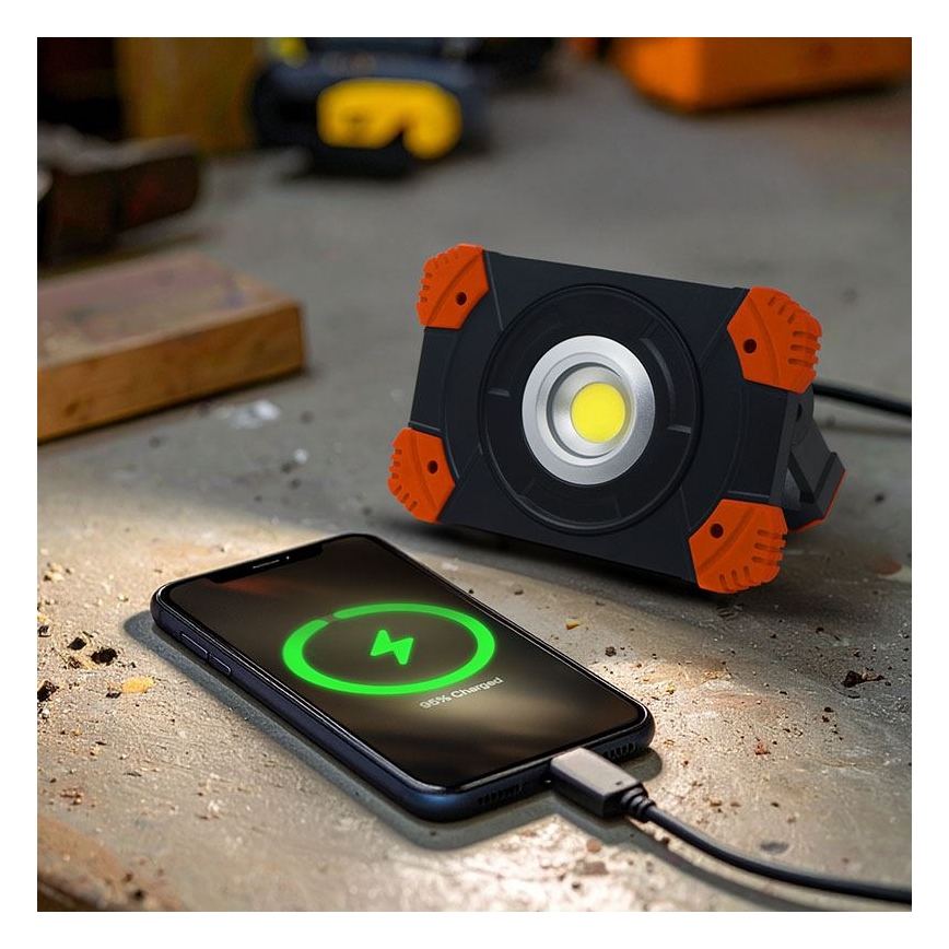 LED polnilni reflektor LED/10W/3,7V 4400 mAh