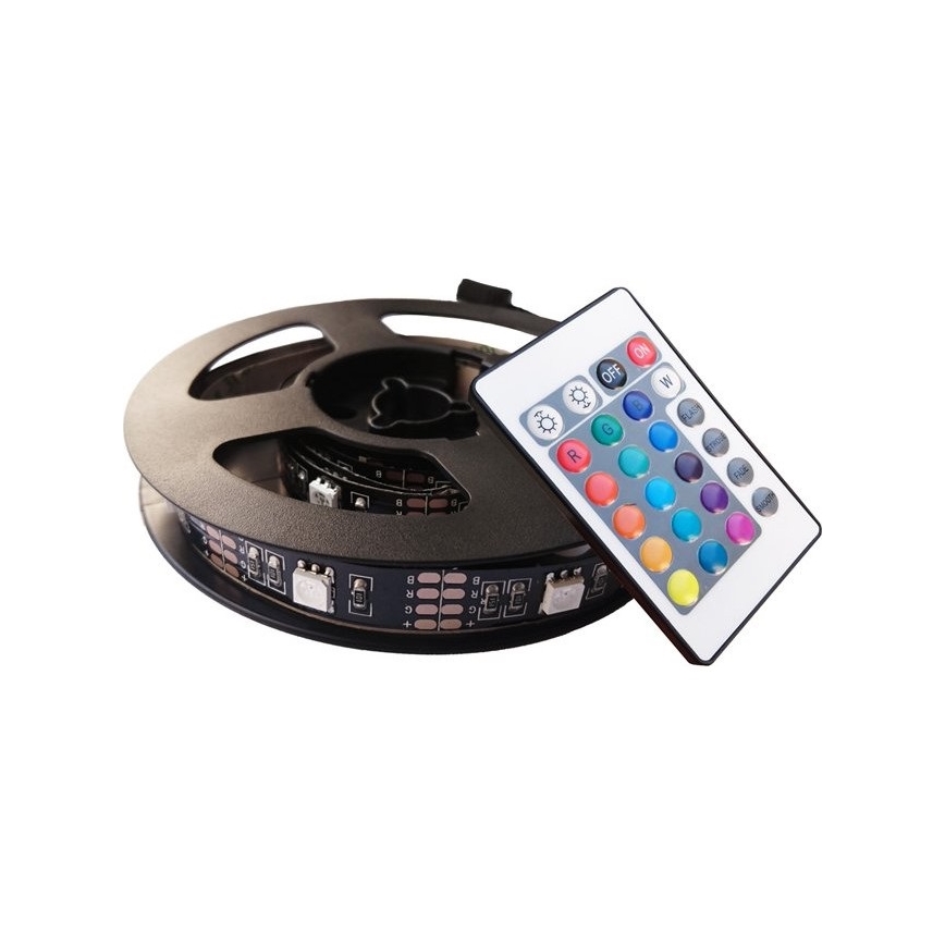 KOMPLET 2x LED RGB Trak za TV z daljinskim upravljalnikom IP65 LED/USB 50cm