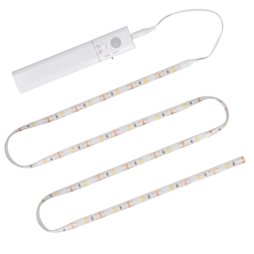 LED trak s senzorjem 4xAAA 3000K 1m