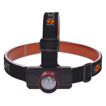 LED Polnilna naglavna svetilka LED/3W/USB IP44