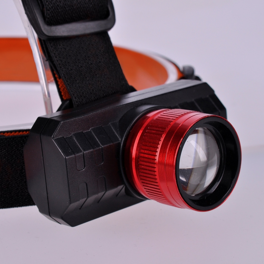 LED Polnilna naglavna svetilka LED/3W/USB IP44