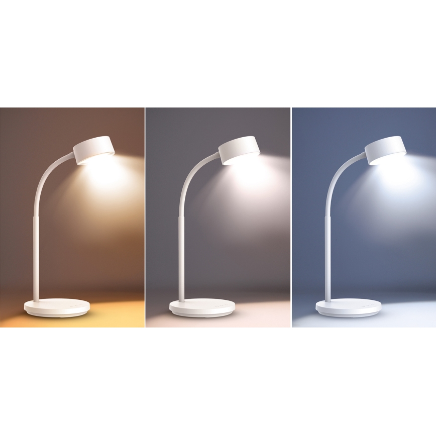 LED Zatemnitvena namizna svetilka na dotik LED/4,5W/5V 3000/4000/6500K bela
