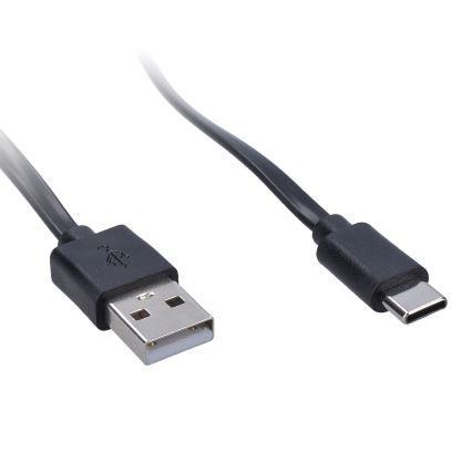 LED Zatemnitvena fleksibilna polnilna namizna svetilka s sponko LED/2W/1800 mAh 3000/4000/6500K črna