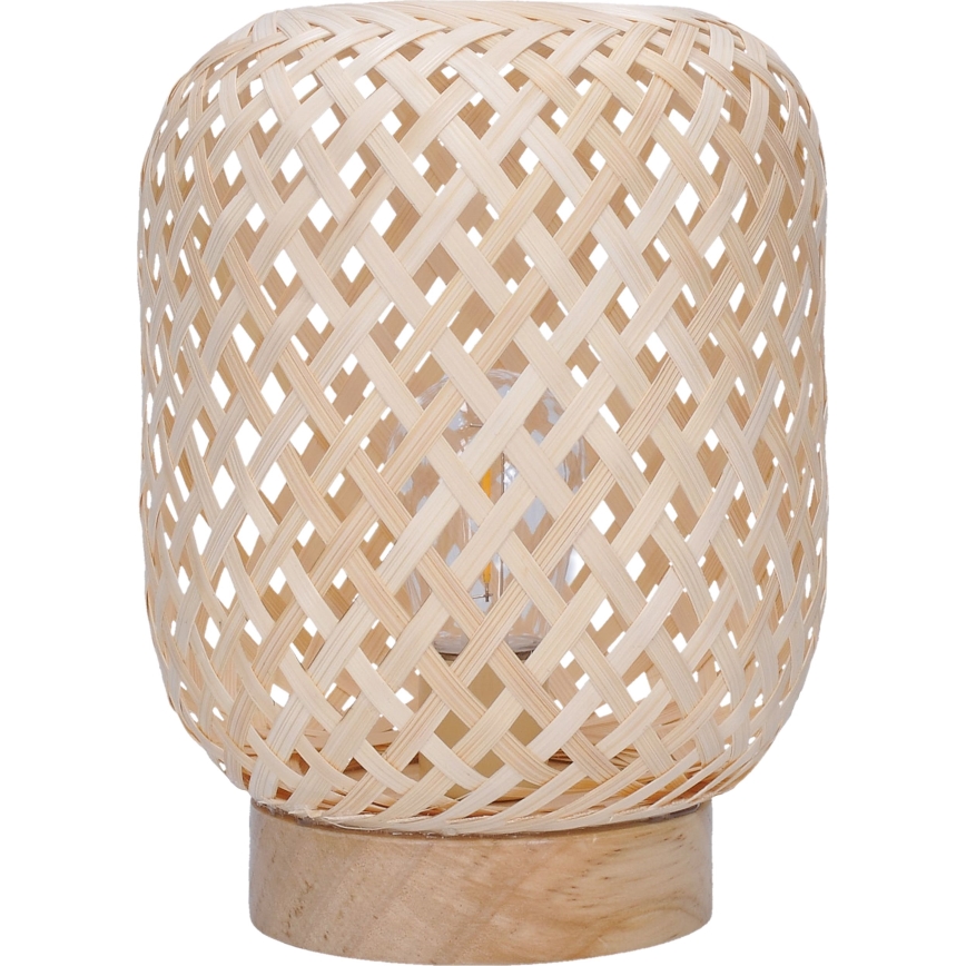 LED Dekorativna namizna svetilka BOHO LED/2xAAA ratan