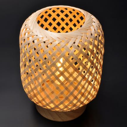 LED Dekorativna namizna svetilka BOHO LED/2xAAA ratan