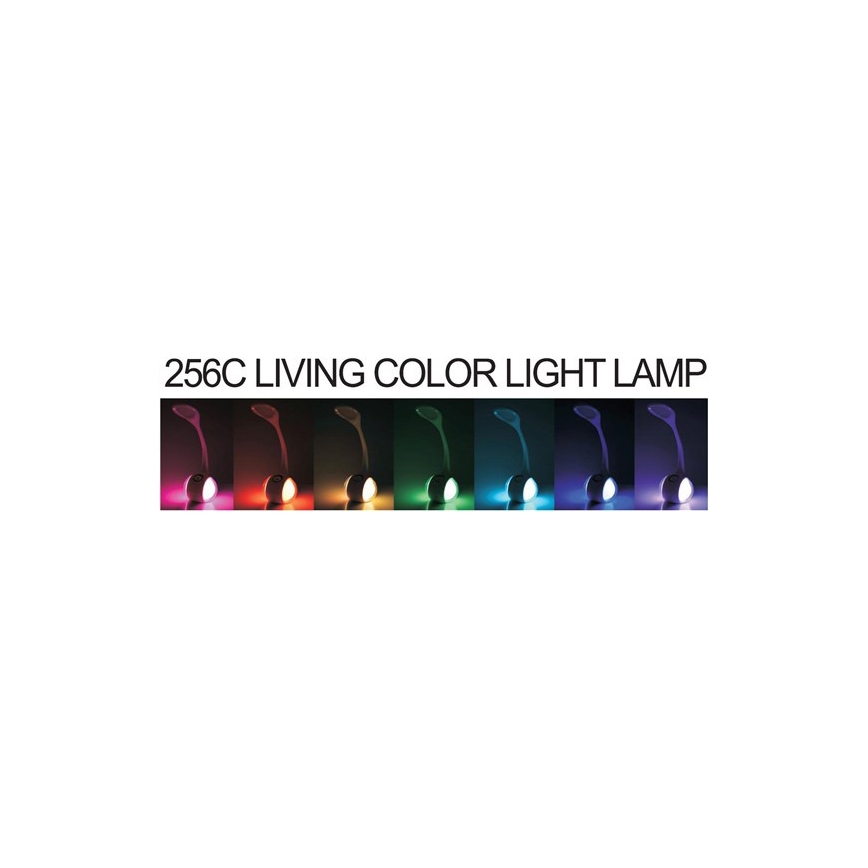 LED RGB zatemnitvena namizna svetilka LED/6W/230V