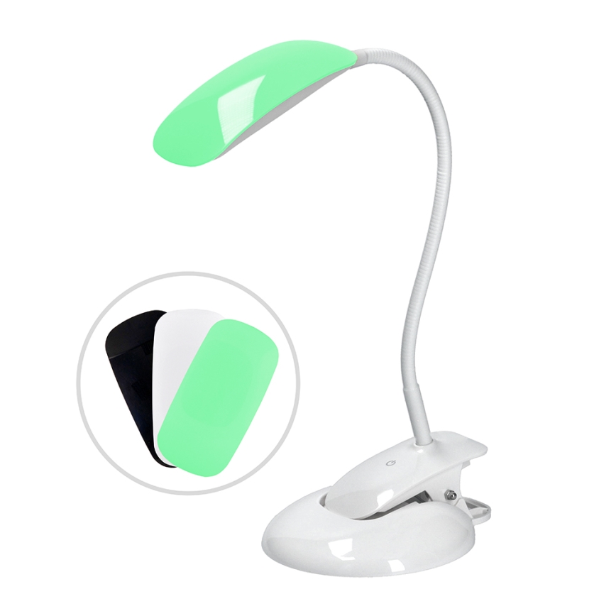 LED Namizna svetilka zatemnitvena podstavek in sponka LED/5W/230V